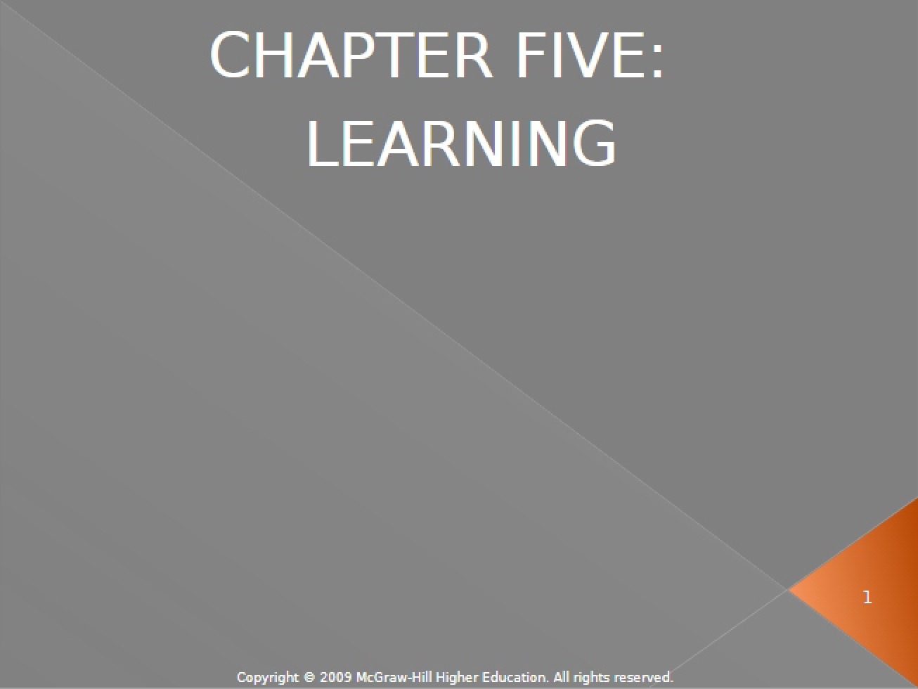 Psychology of Learning