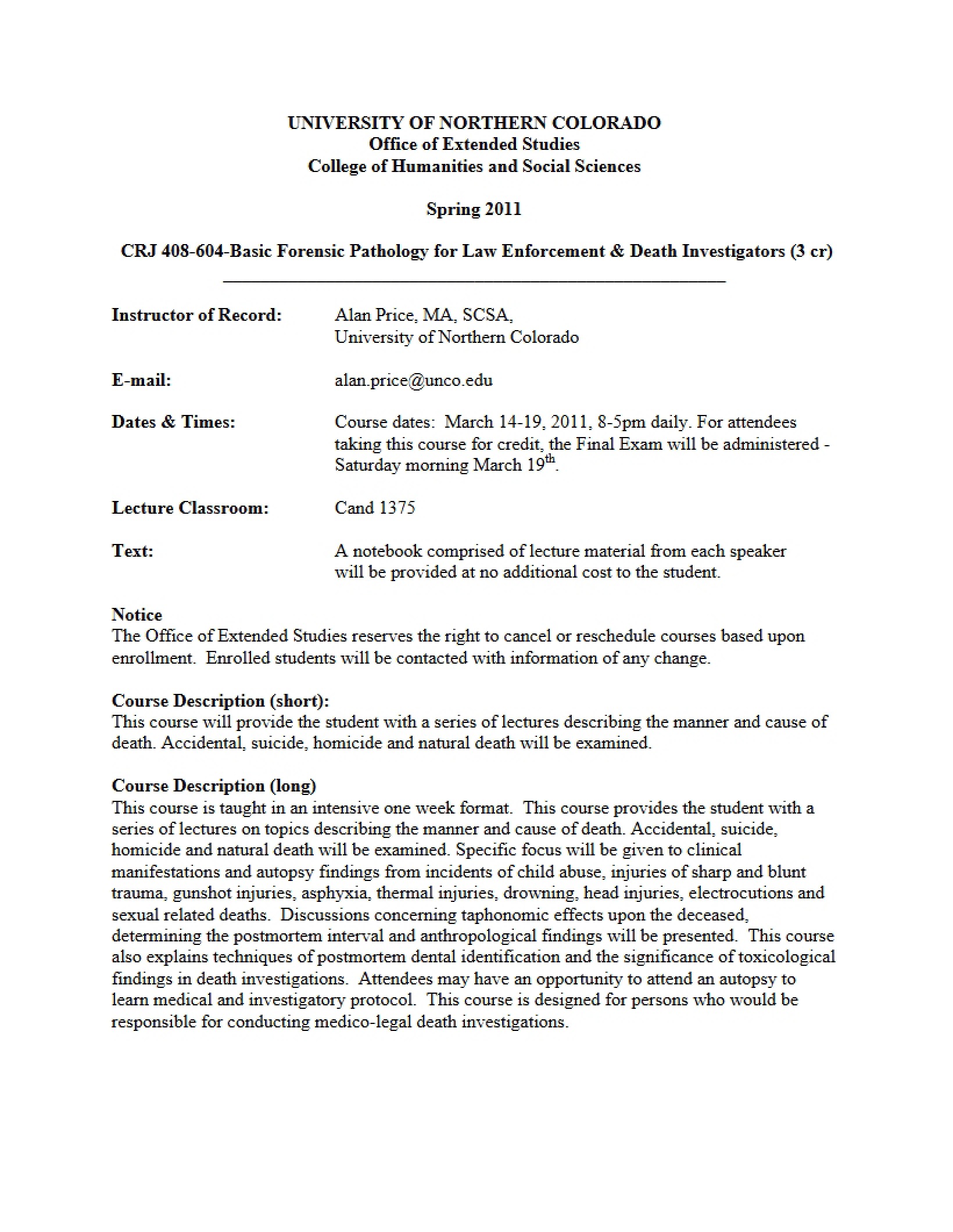 Death Investigators and Law Enforcement Forensic Pathology Basics