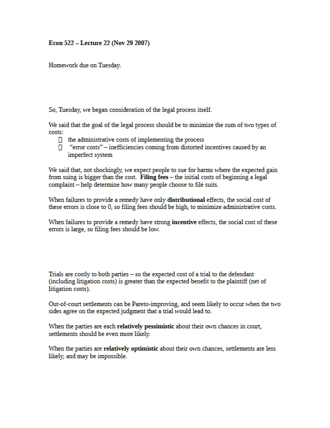 Notes for Lecture 23
