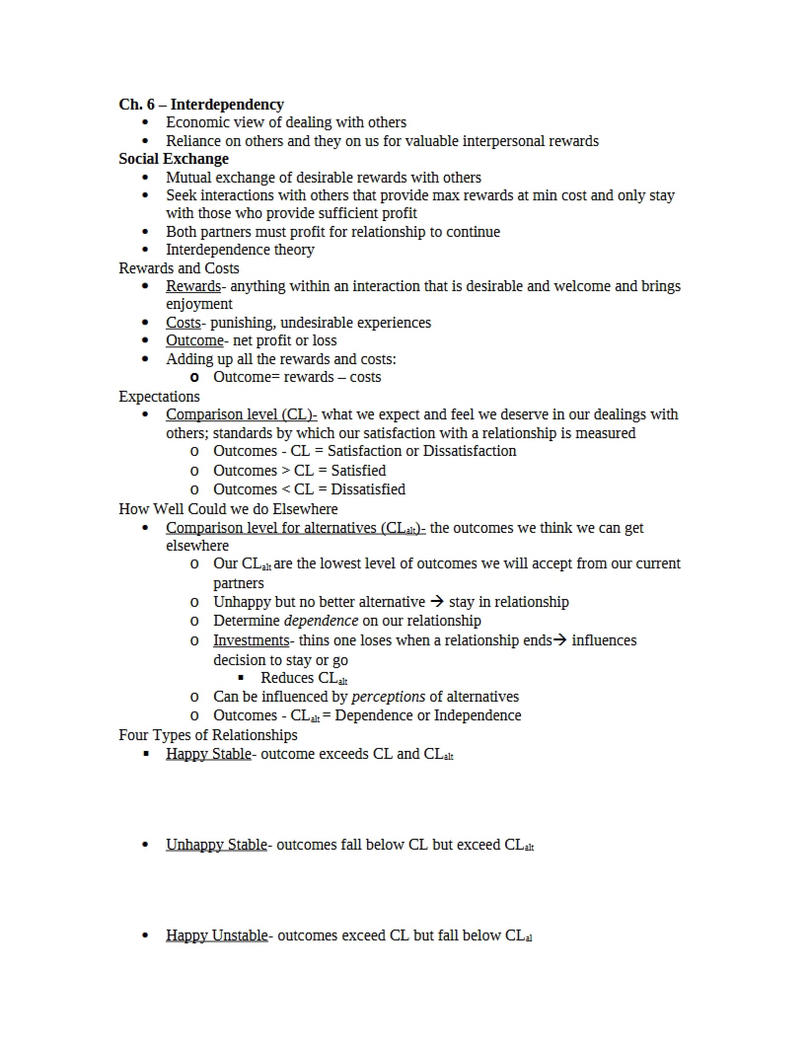Overview of Chapter Six