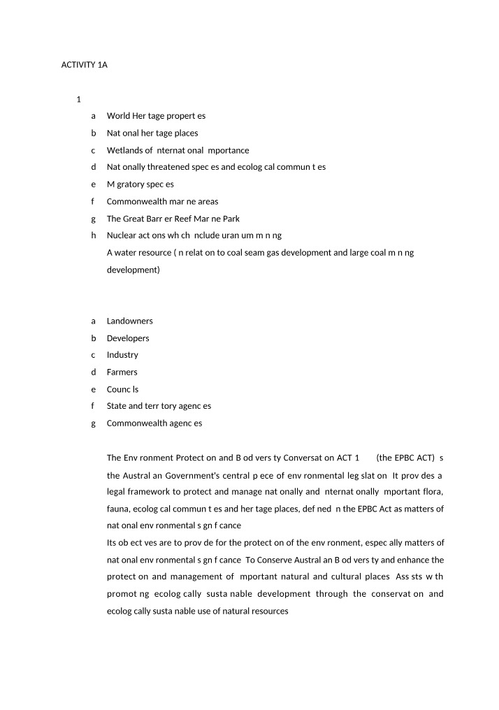 Part A for BSBSUS401