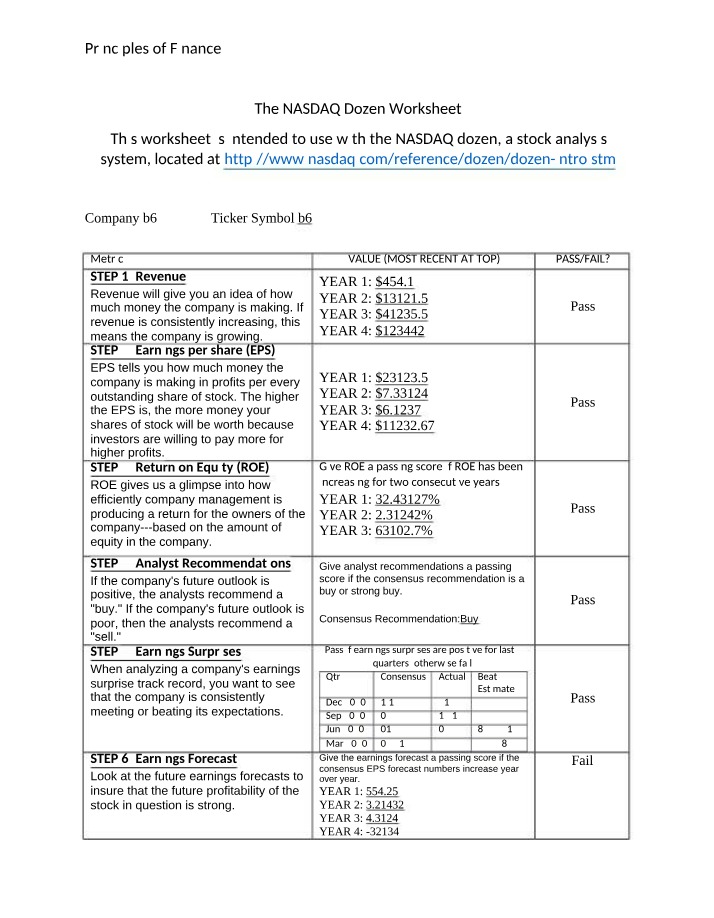 BUS 210 - Chapter 6 Notes
