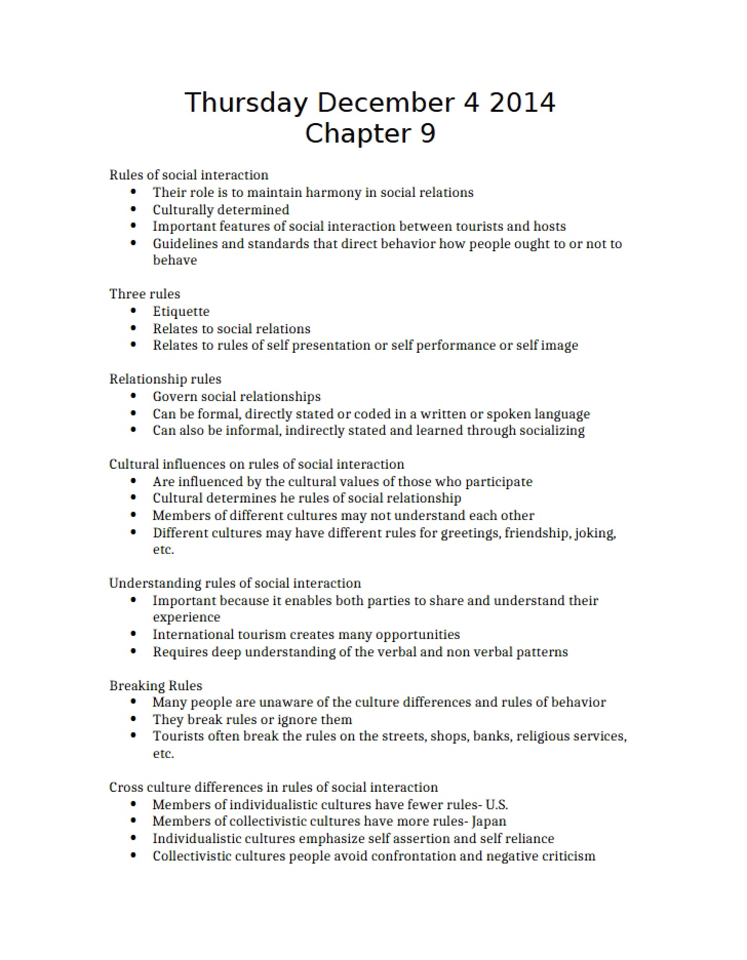 Section Nine Content