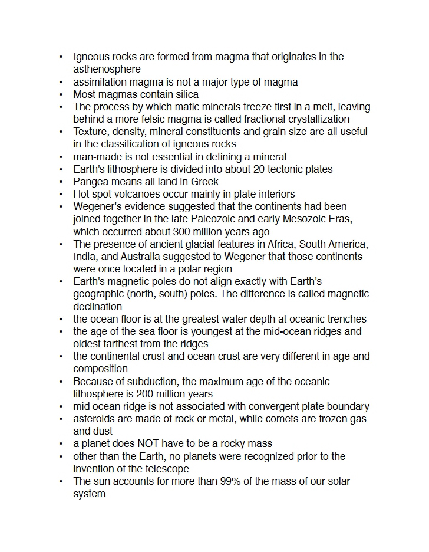 Course Study Guide