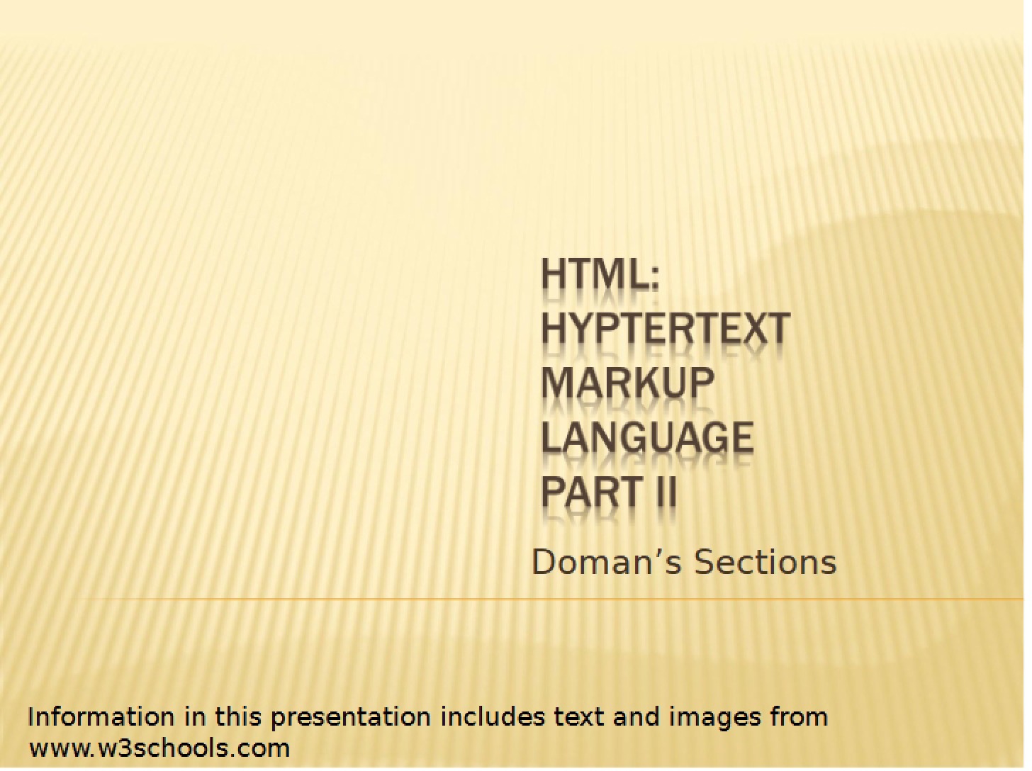 HTML Basics