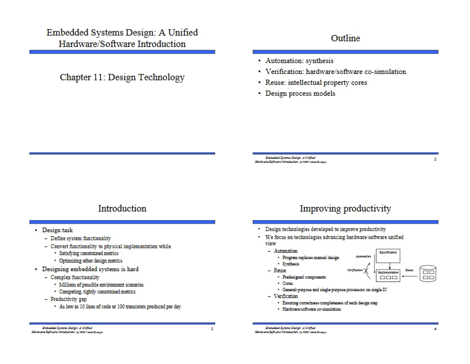 Designing Systems (Embedded)