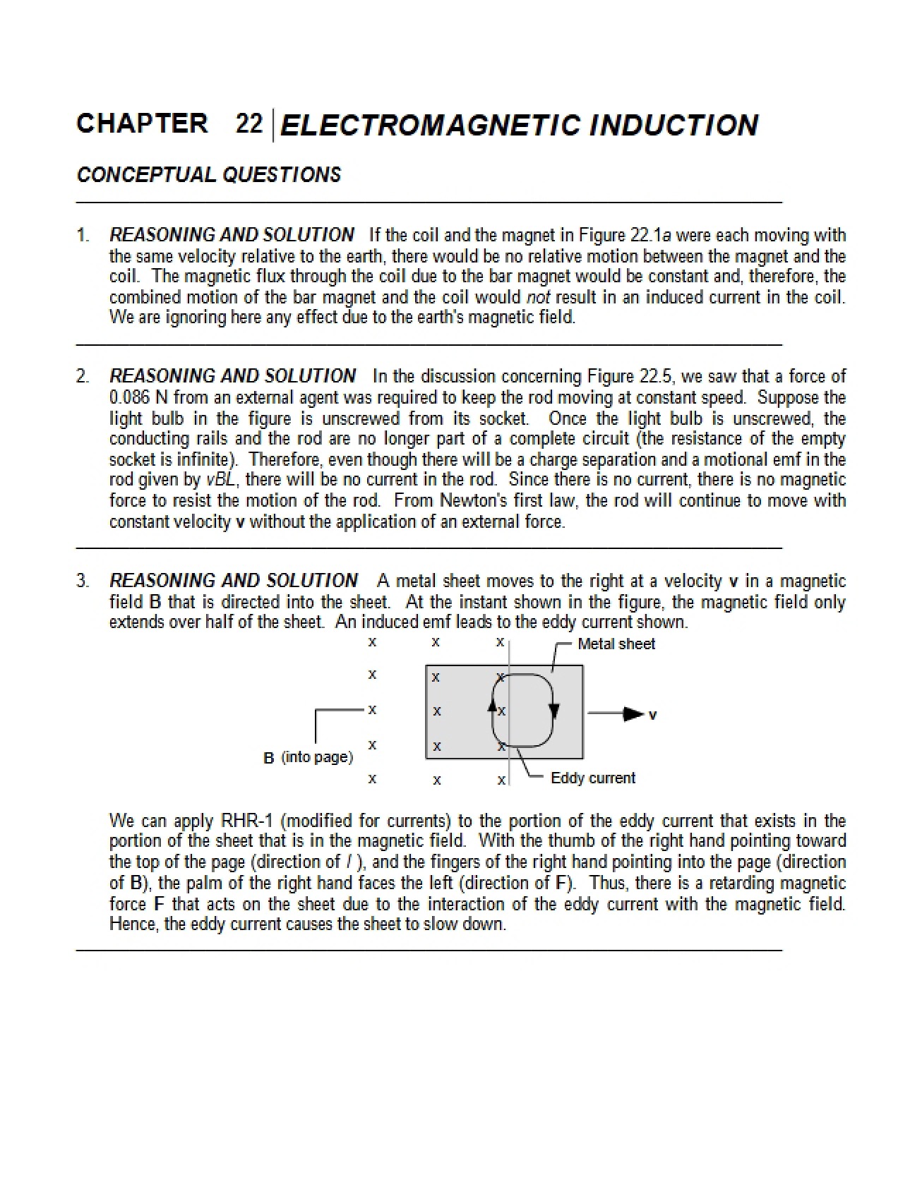 Electromagnetic Induction (Chapter 22)