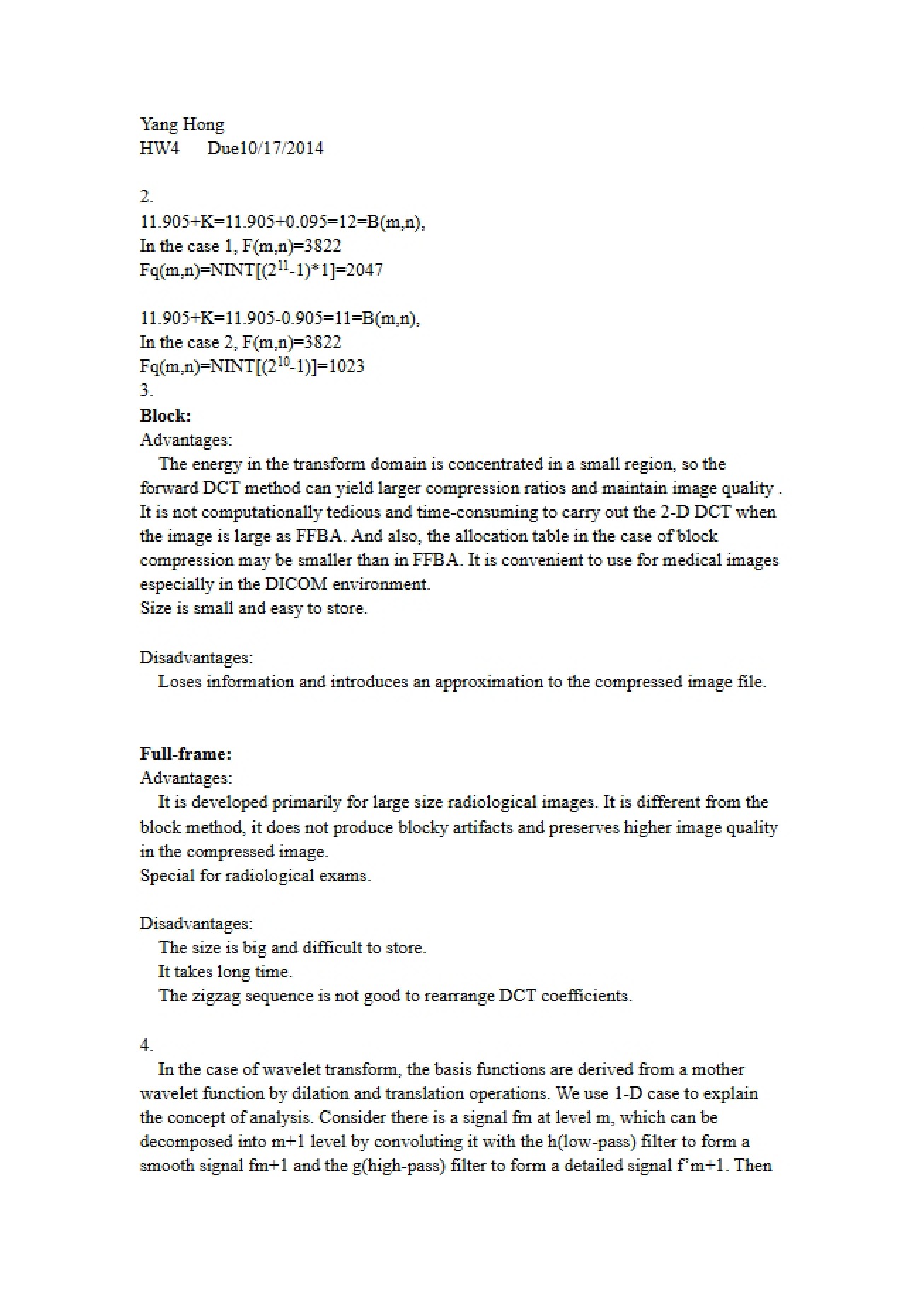 Homework Assignment 4