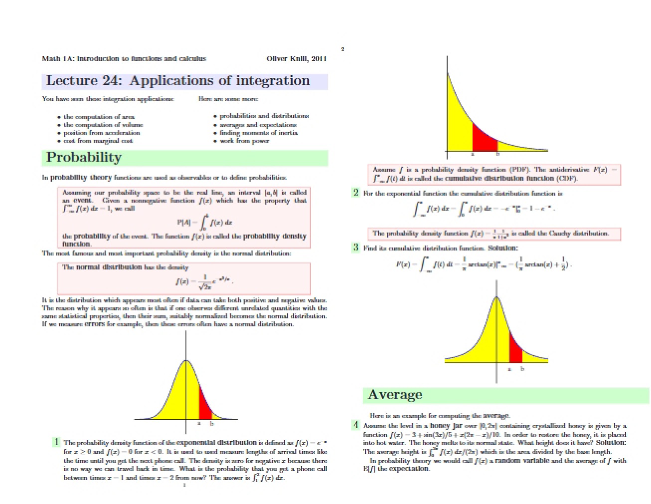 Calculus Lecture 24