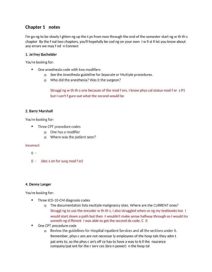 Notes - Chapter 14