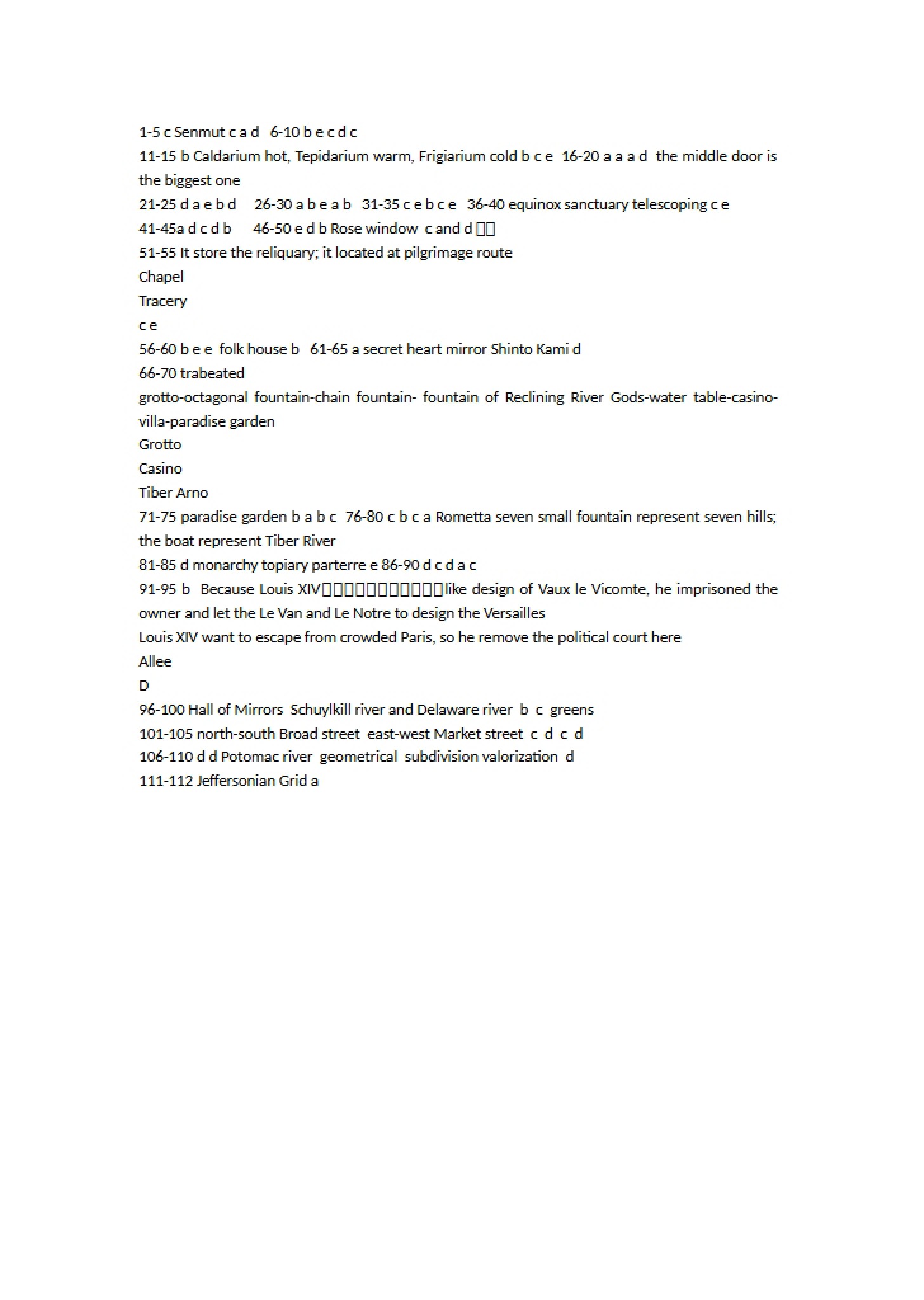 Subject Notes