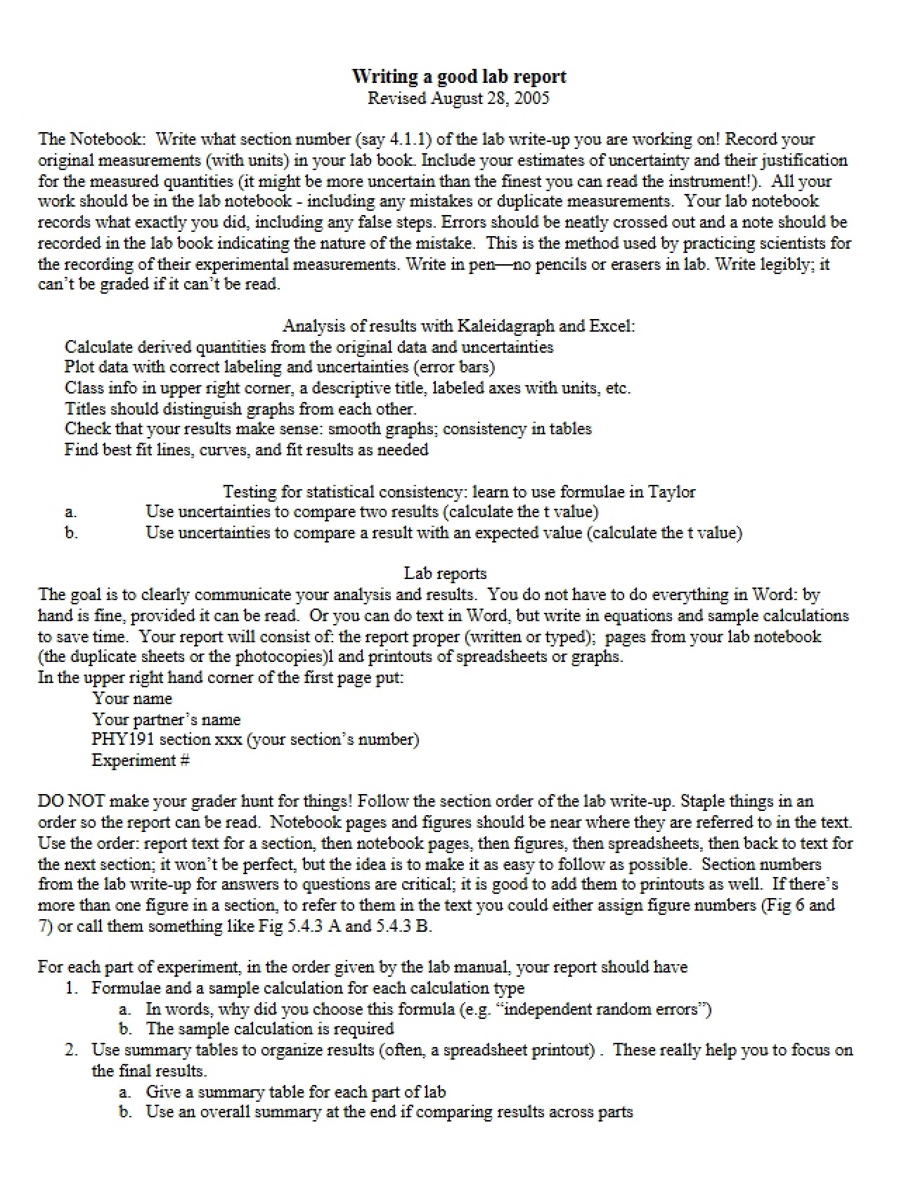 Report Document