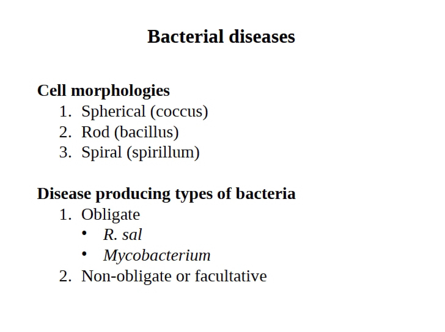 Warmwater Bacterial Disease (Lecture 14)