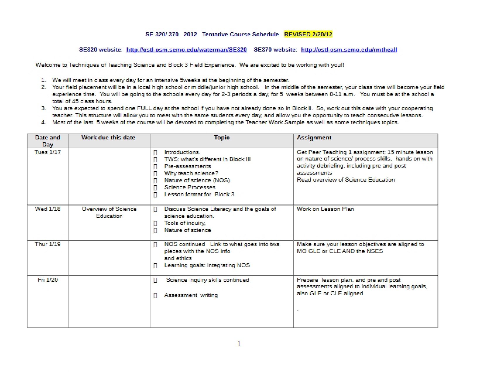 Science Teaching Study Guide
