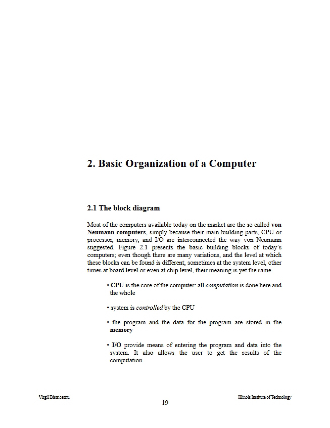Computer Organization Basics