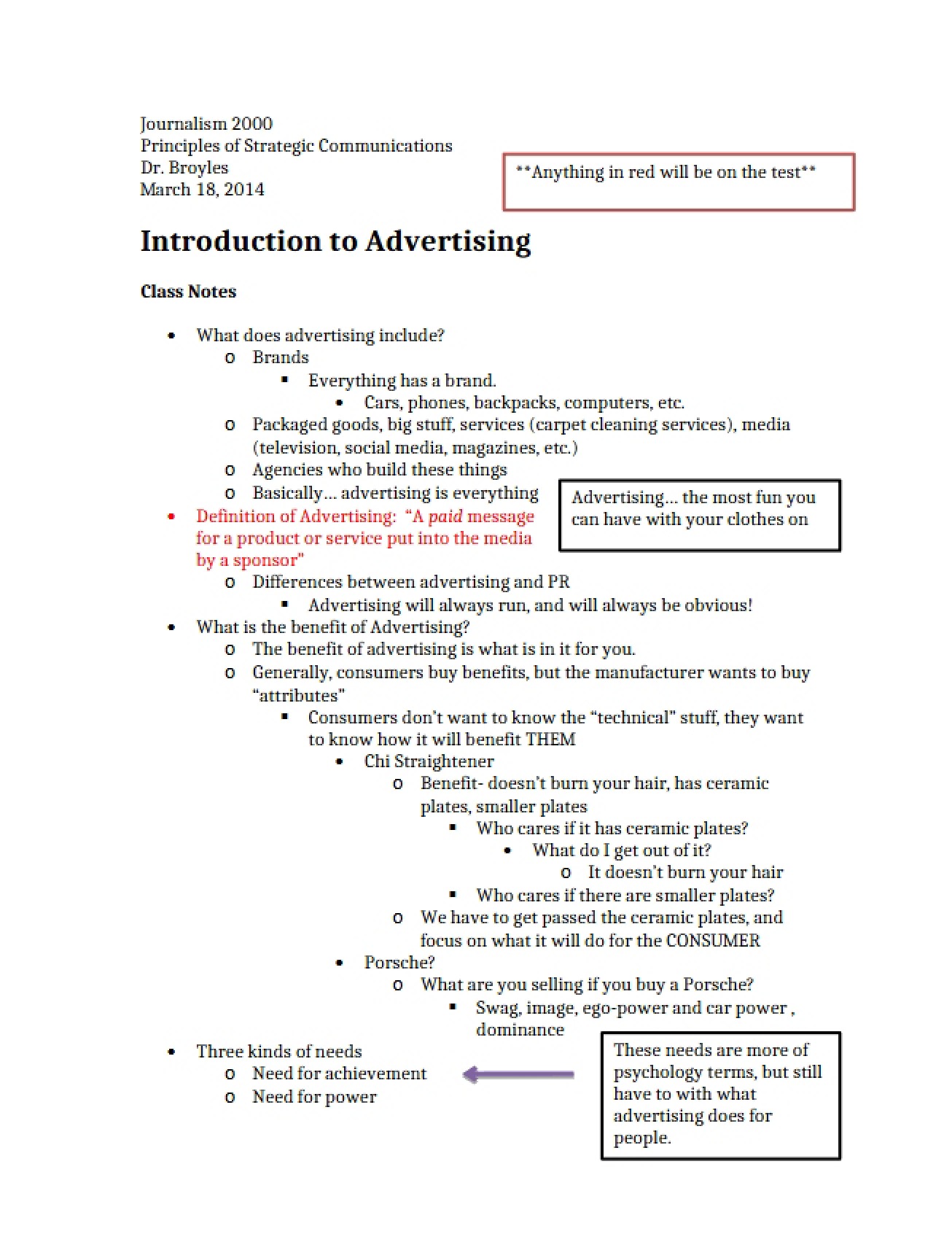 Advertising Basics