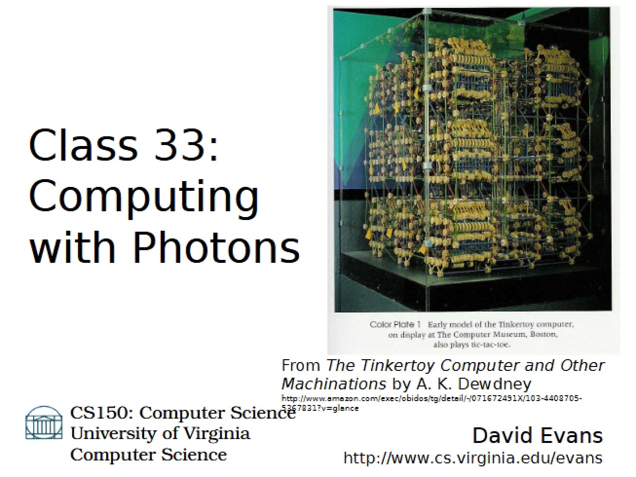 Computing with Photons (Class 33)