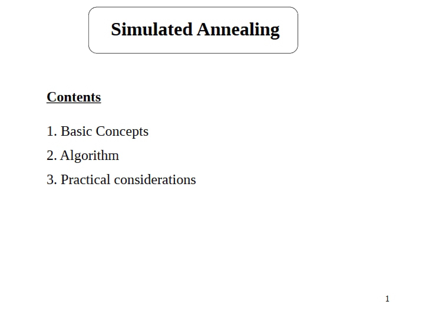 Annealing Simulation