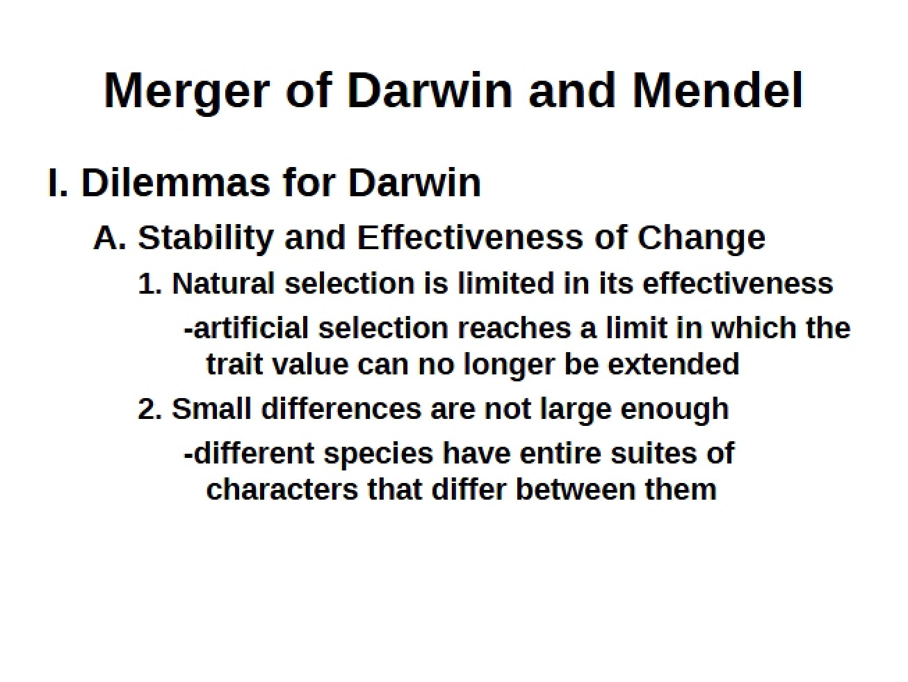 Evolution Lecture 4 (2014)