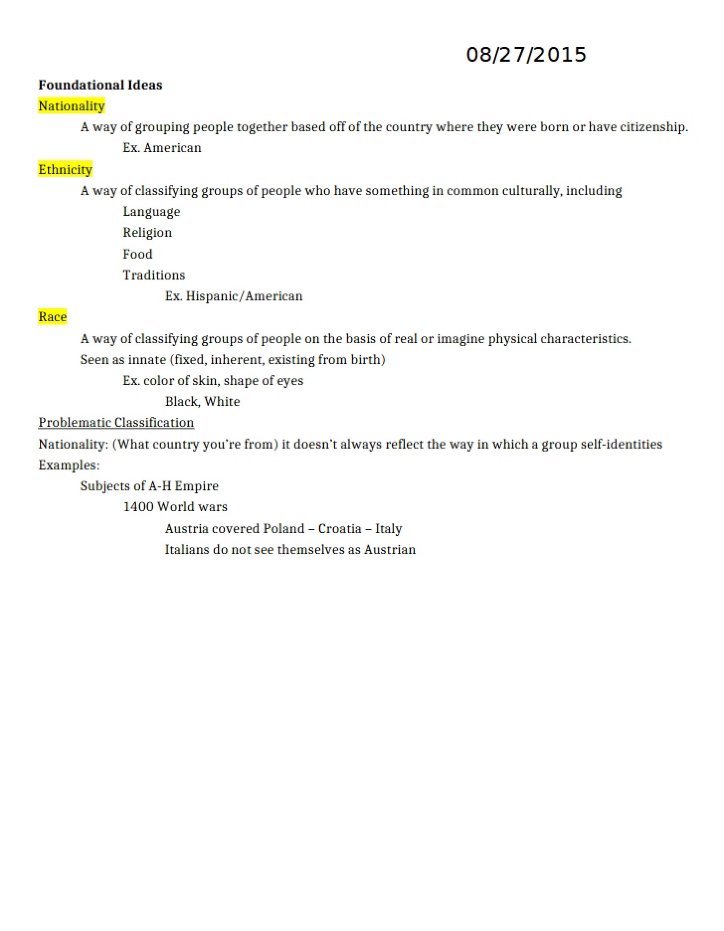 Core Foundational Concepts