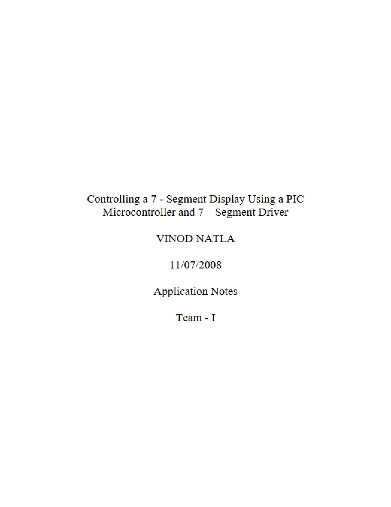 Application Note Vinod