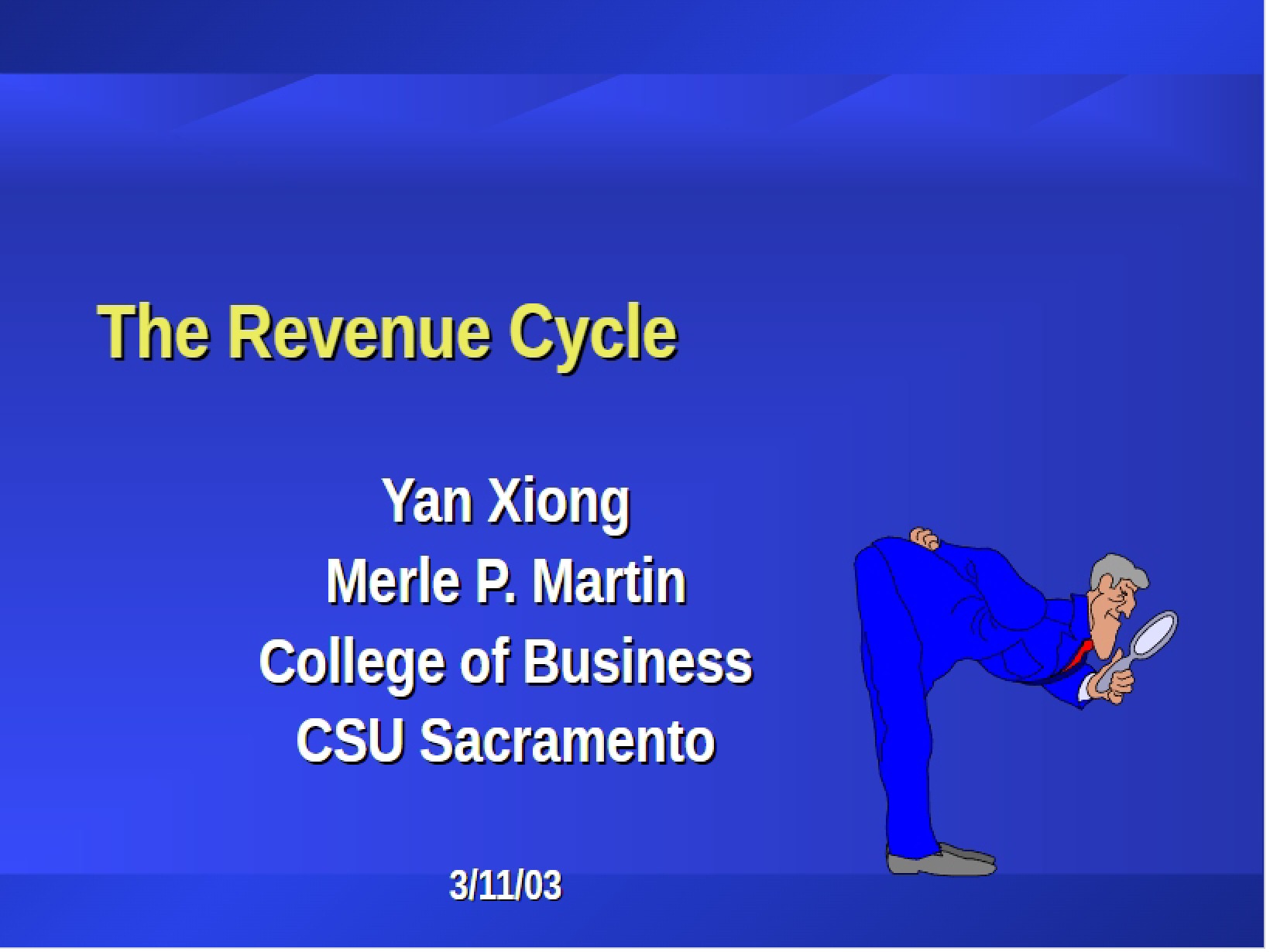 Revenue Cycle Overview