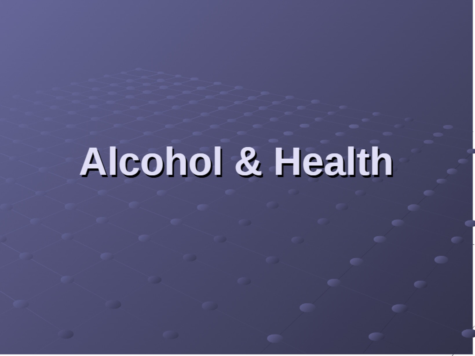 Alcohol Notes (Condensed)