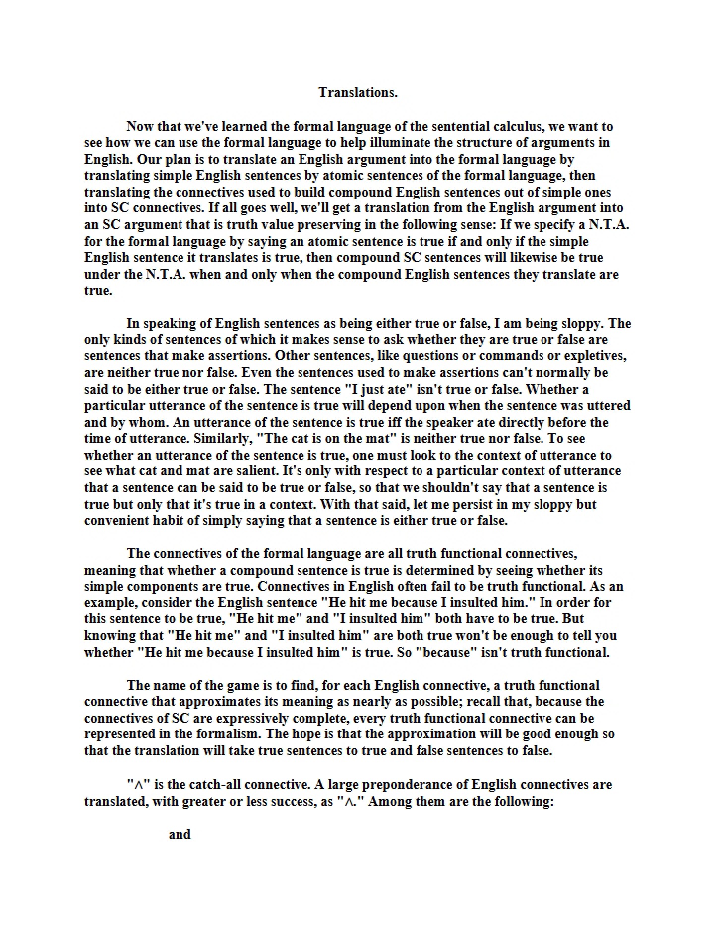 Logic Study Guide
