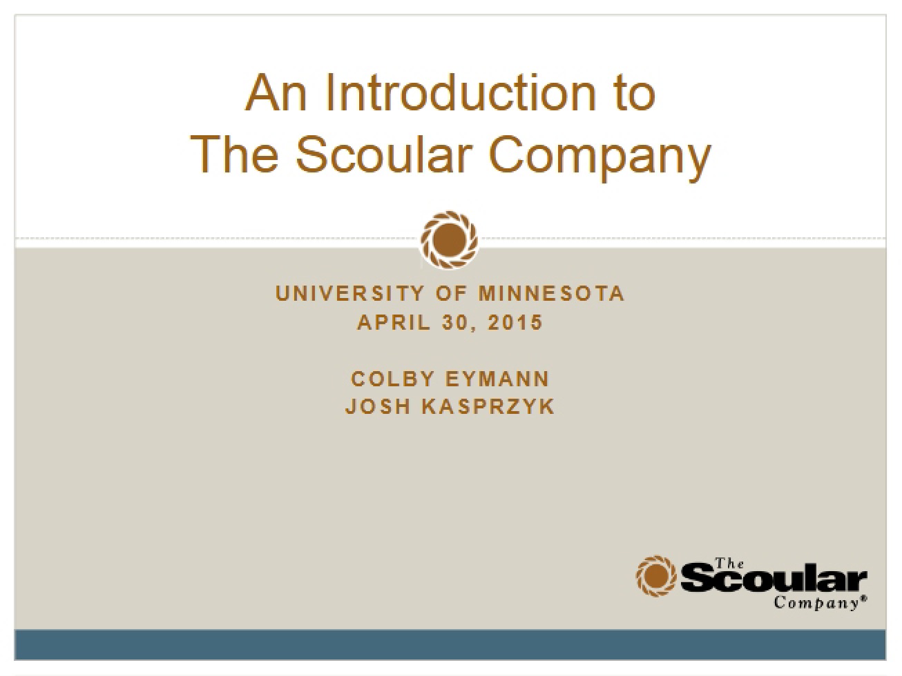 Spring 2015 Lecture 27 (Scoular)