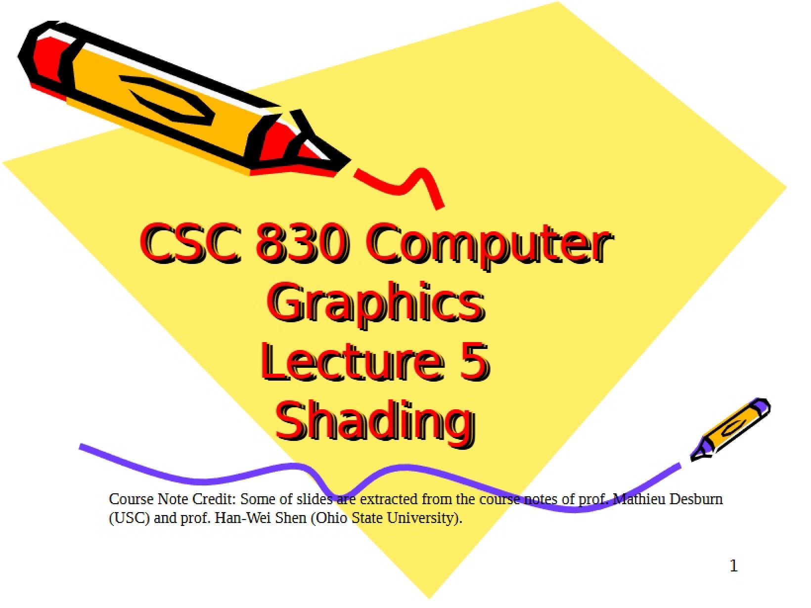 Shading Techniques Lecture 6