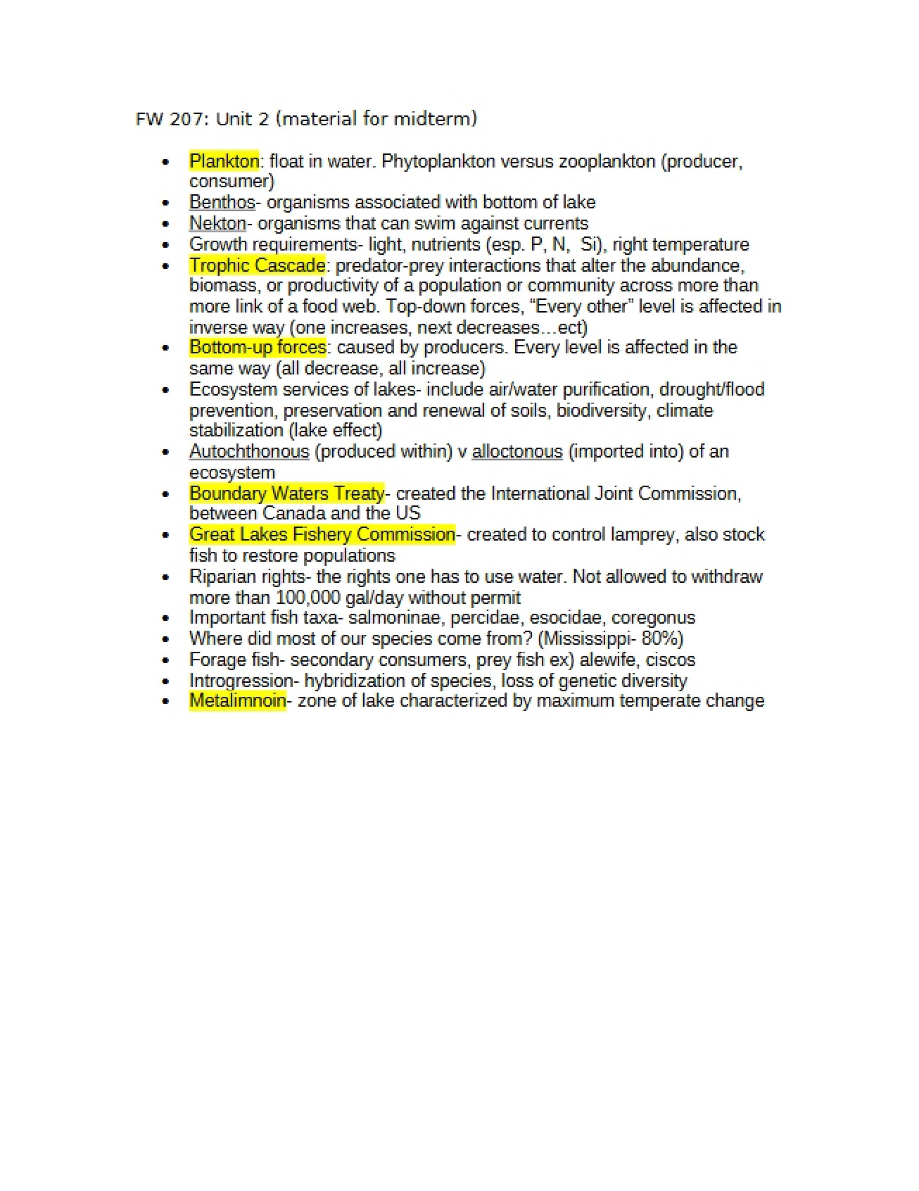 Guide for Studying