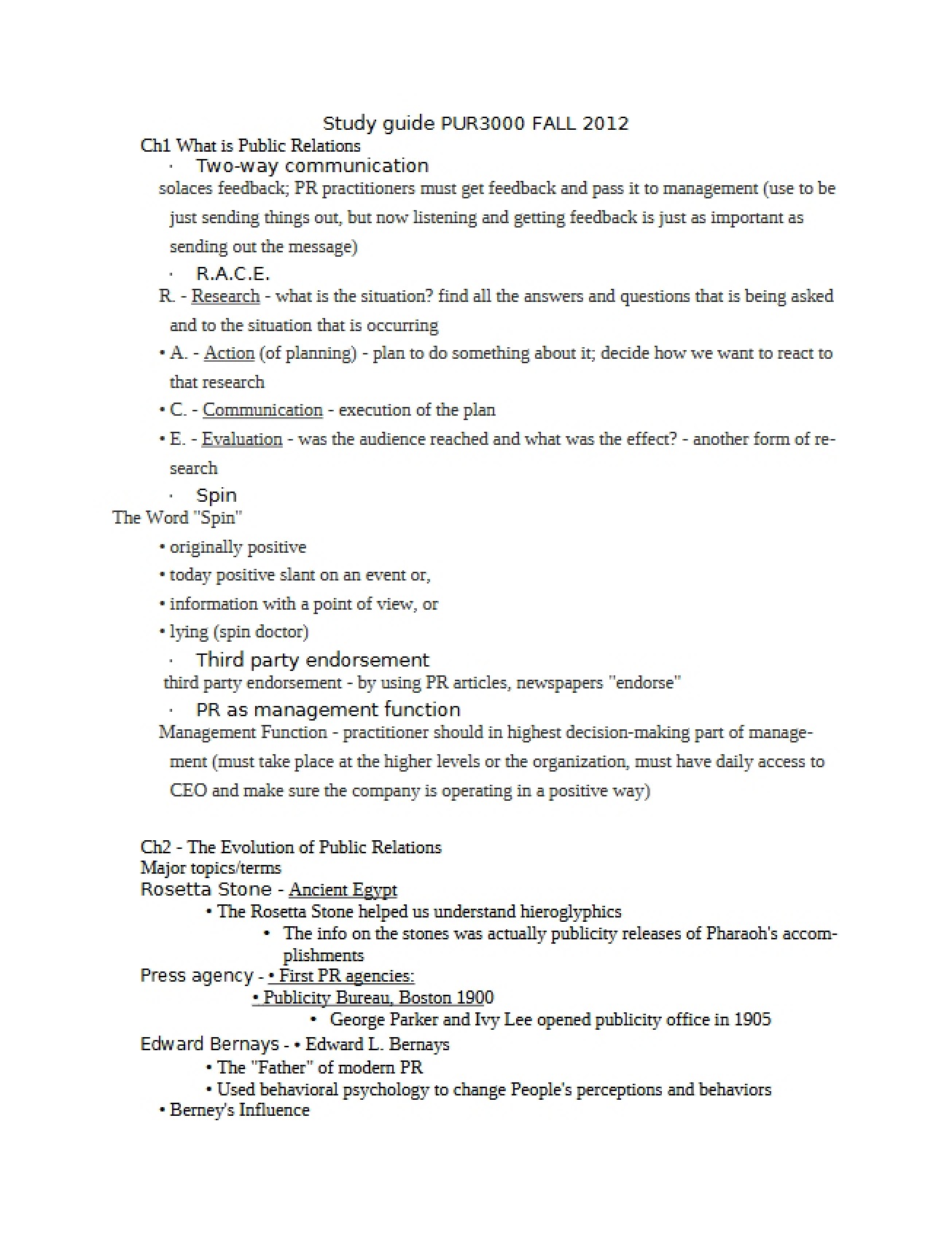 Test Preparation Guide