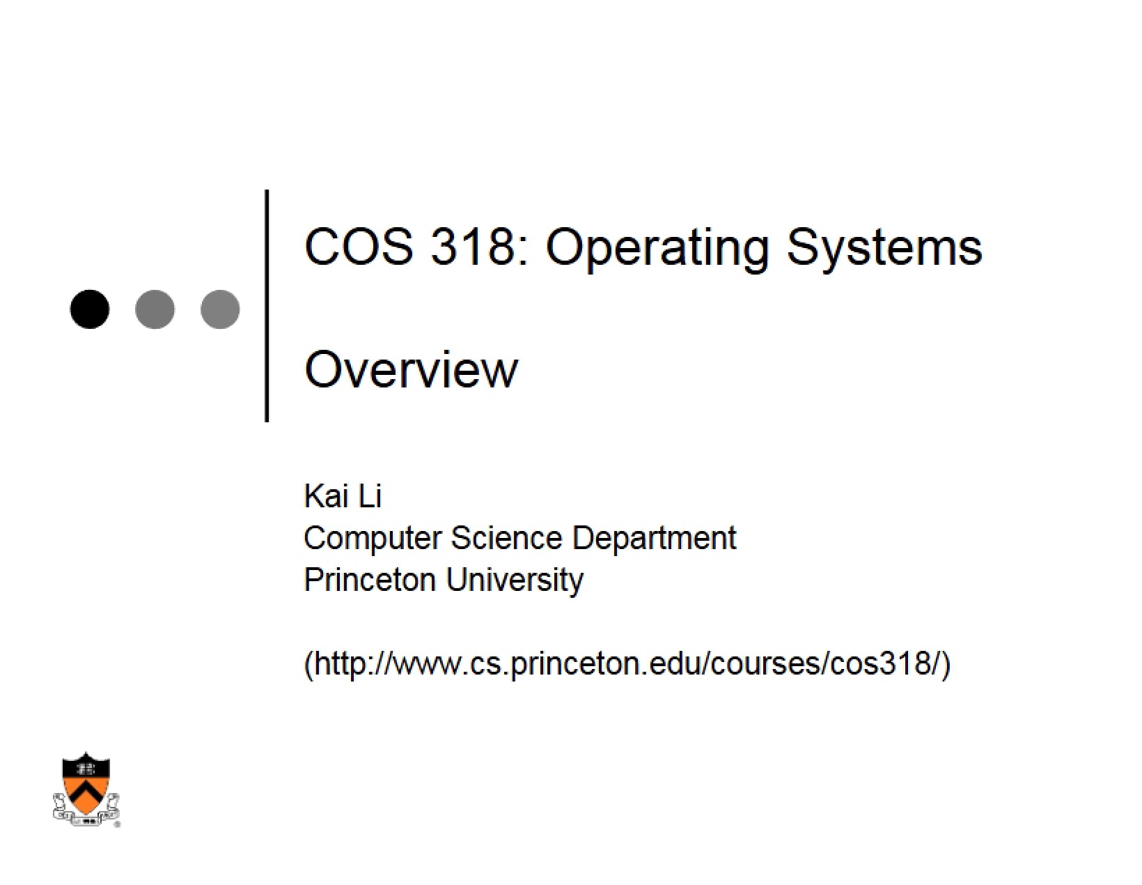 Computing Overview
