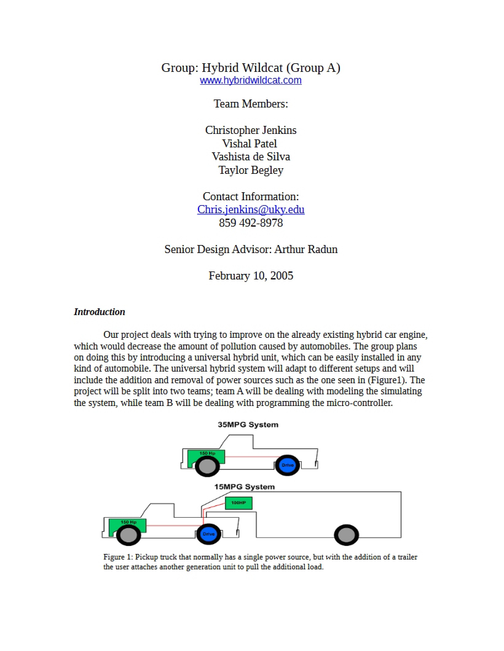Wildcat Hybrid Project (Group A)