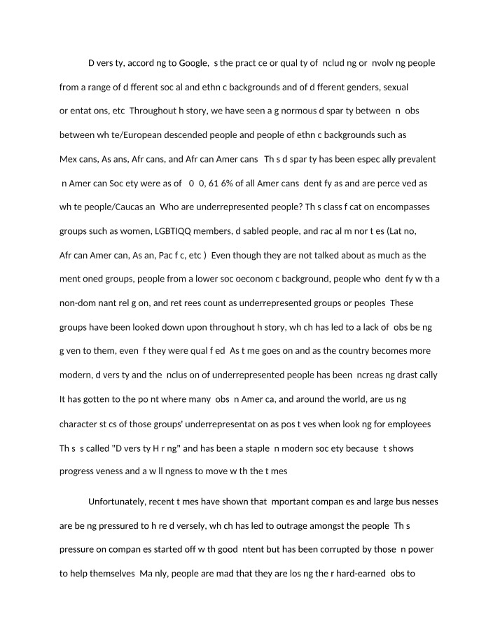 Writing Project 3 - Essay