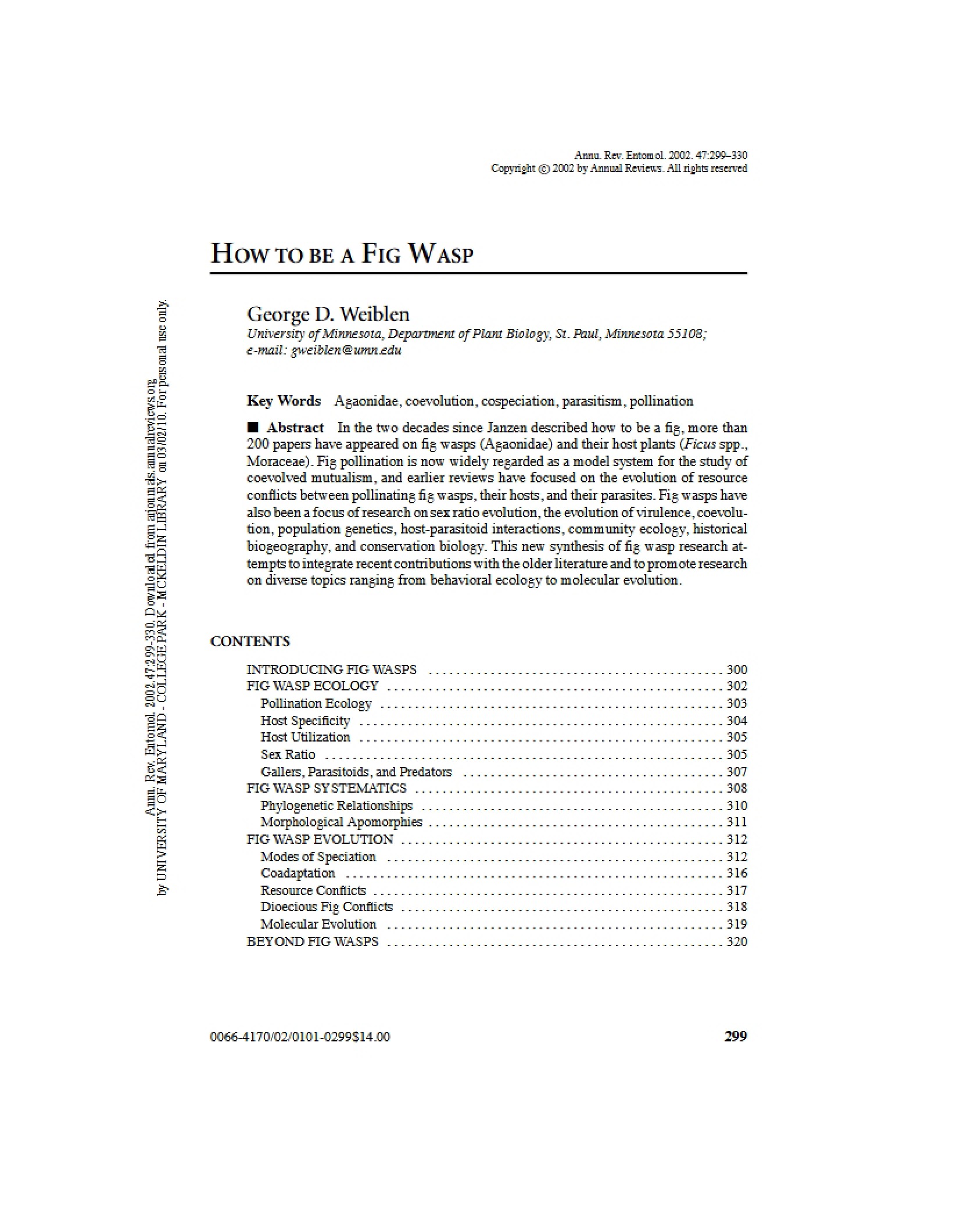 Fig Wasp Guide