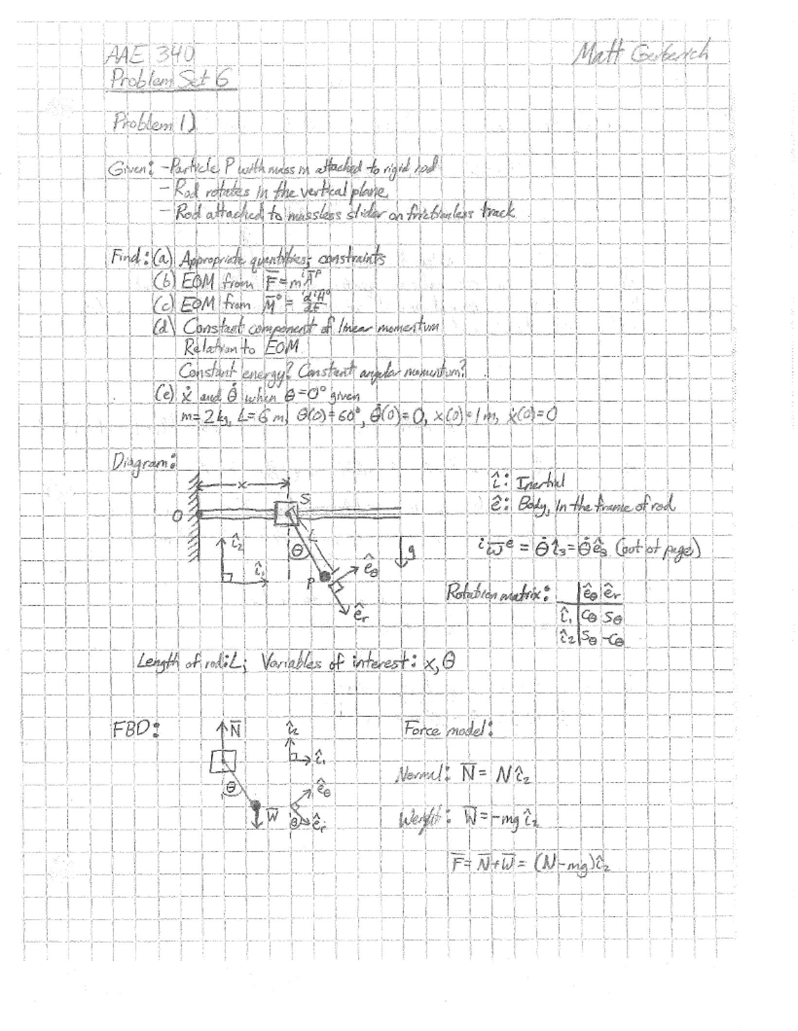 Fall 2013 Problem Set Six