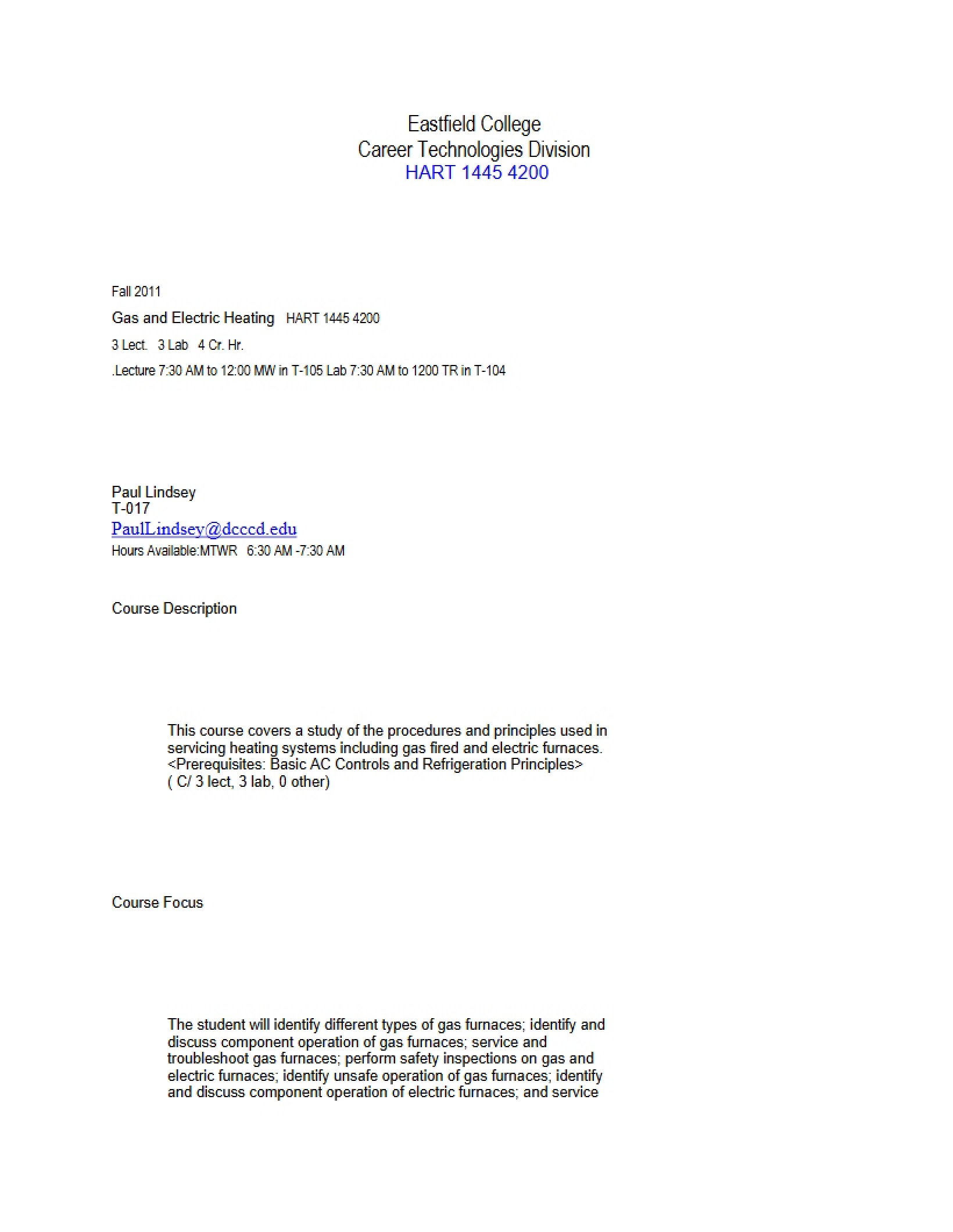 Syllabus - HART 1445