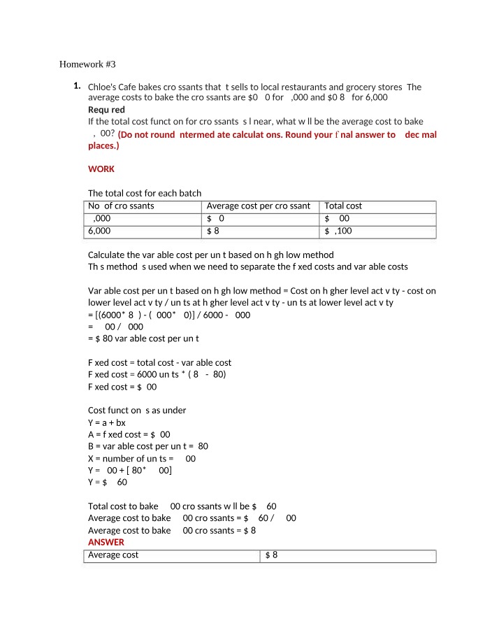 Homework Assignment 3