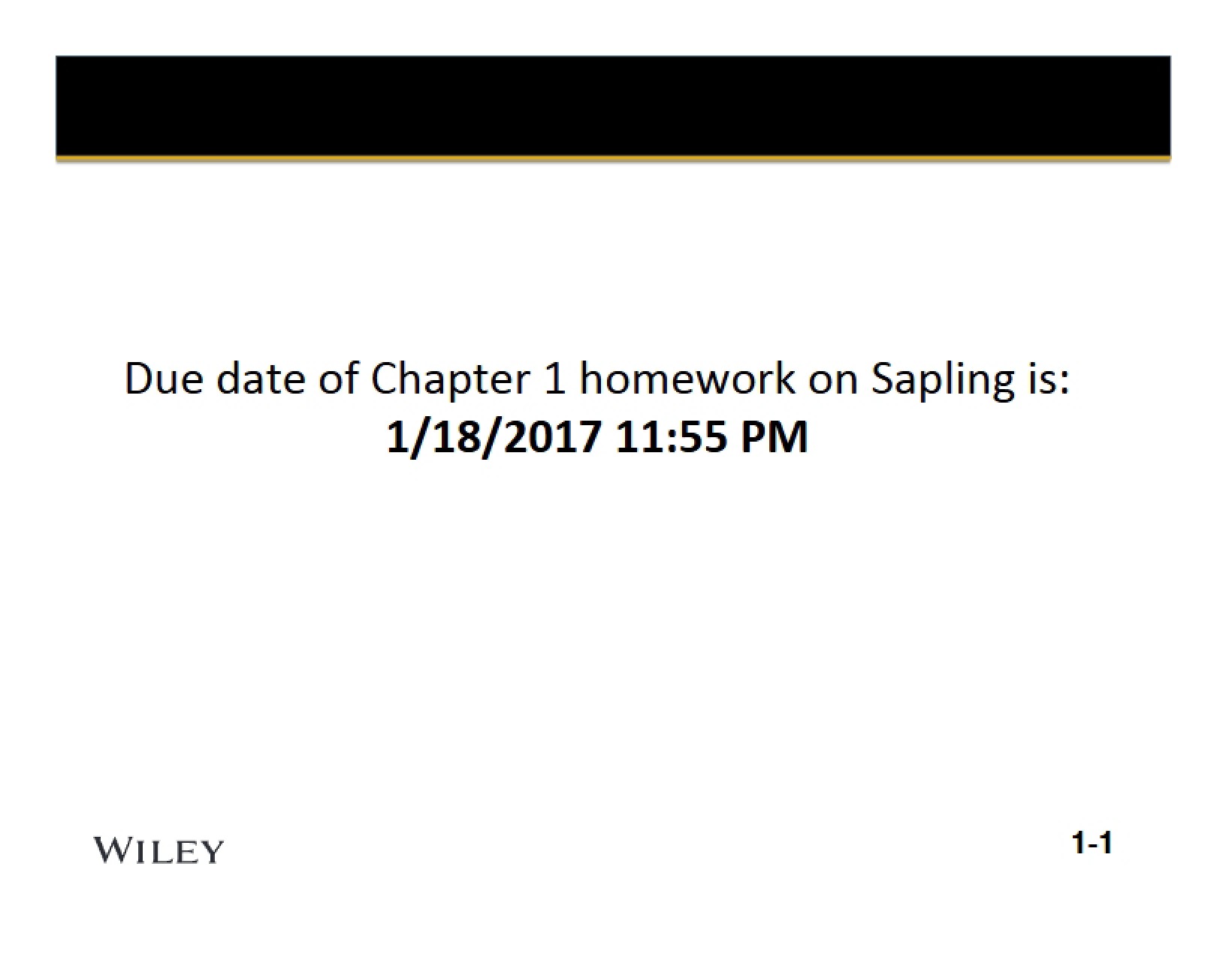 Lecture Two (Unanswered)