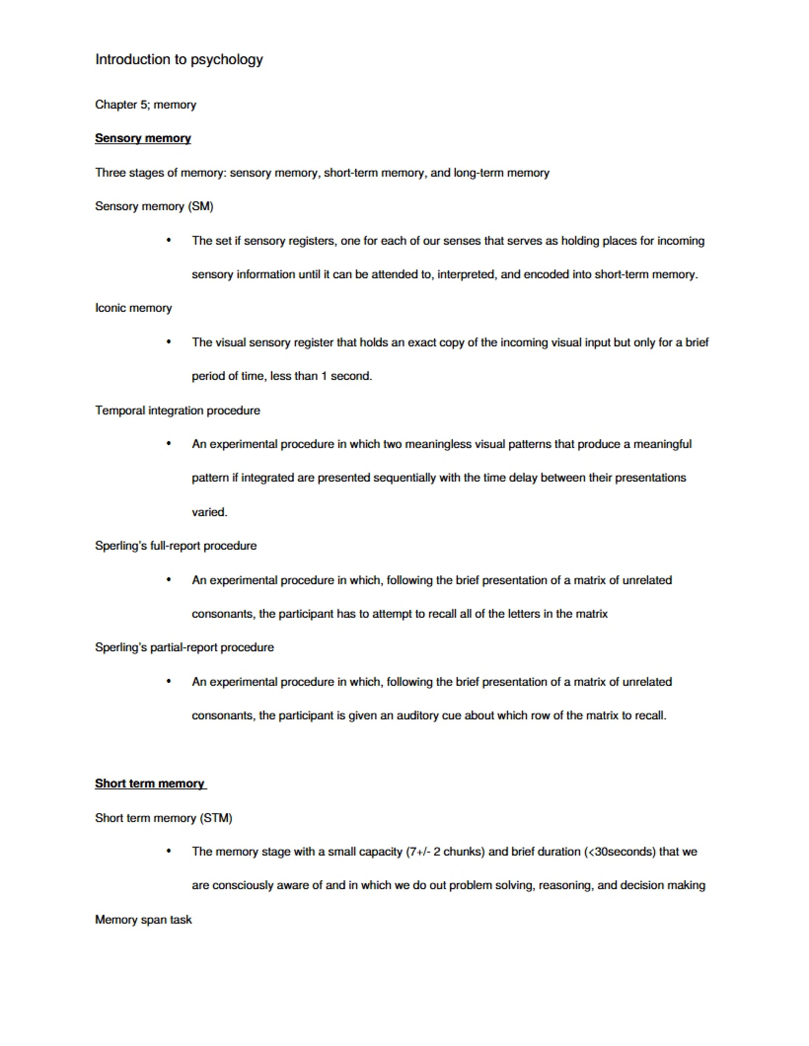 Memory Concepts Chapter 5