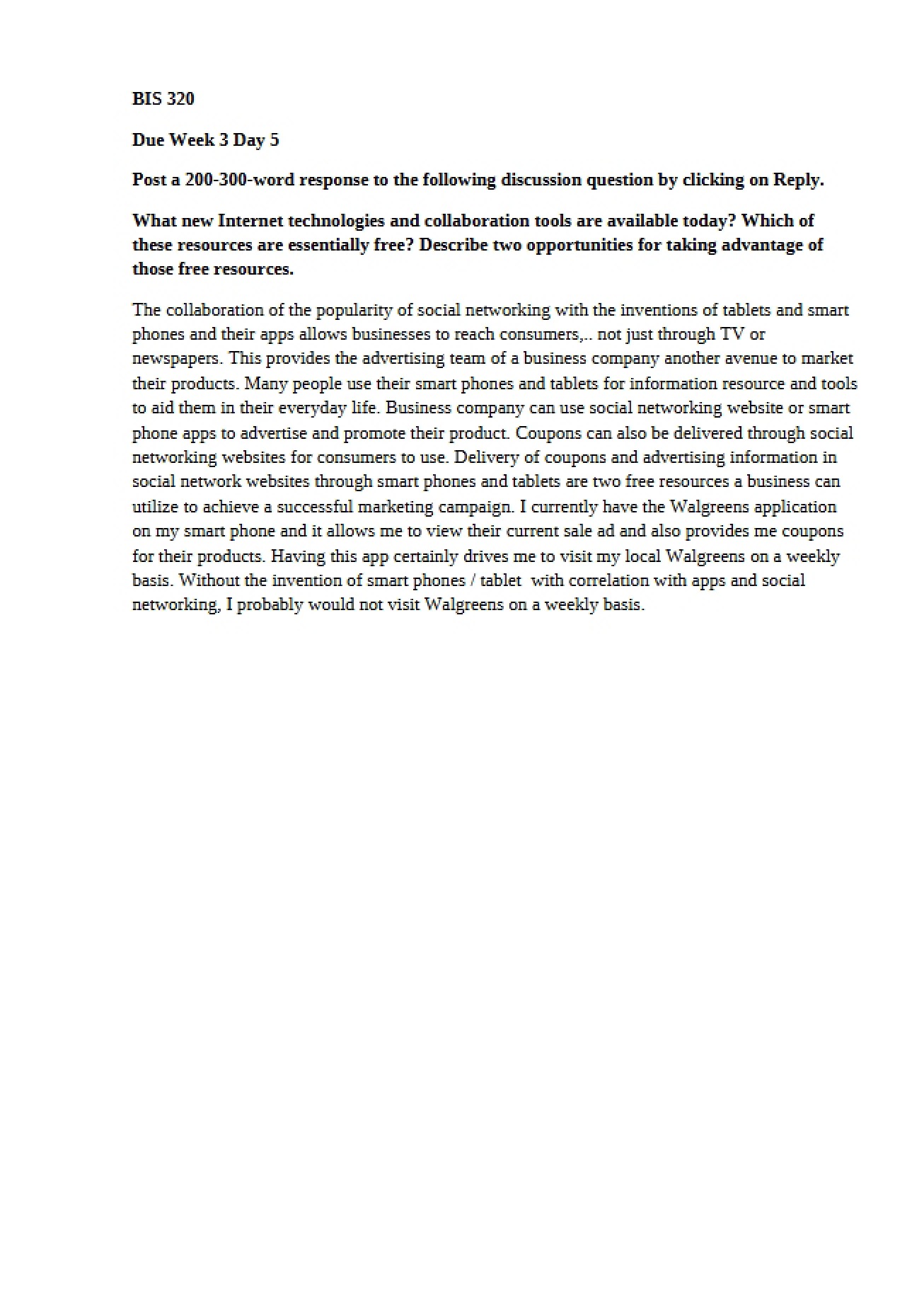 Business Information Systems Essay