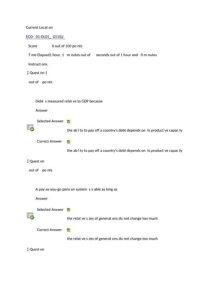 Module 2 Quiz Attempt 2