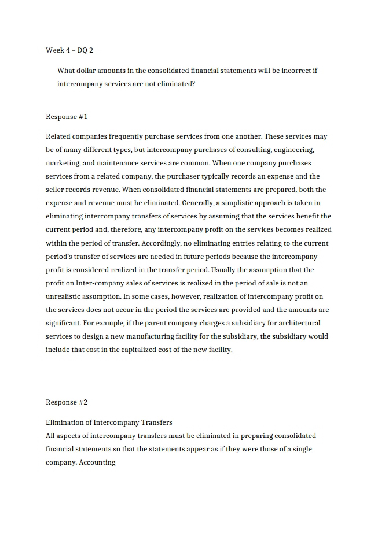 Financial Reporting Essay