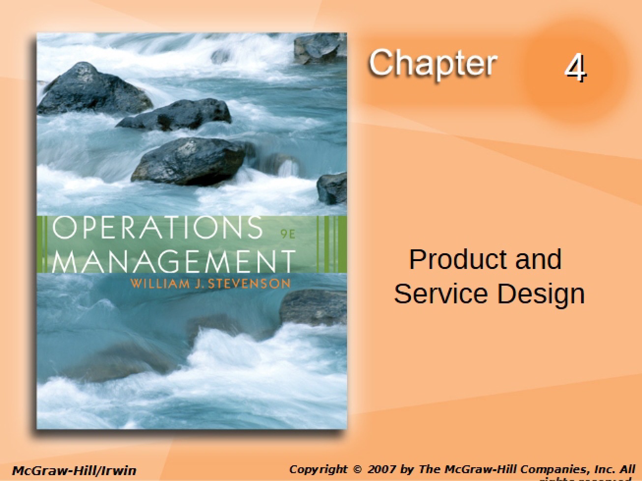 Product and Service Design Chapter Four