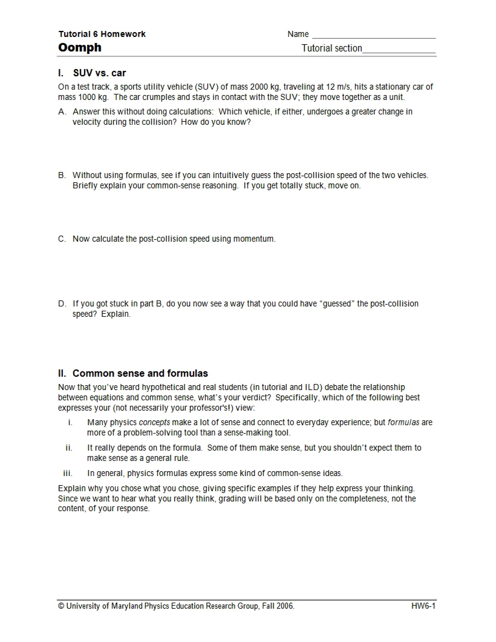 Homework Assignment Tutorial 6