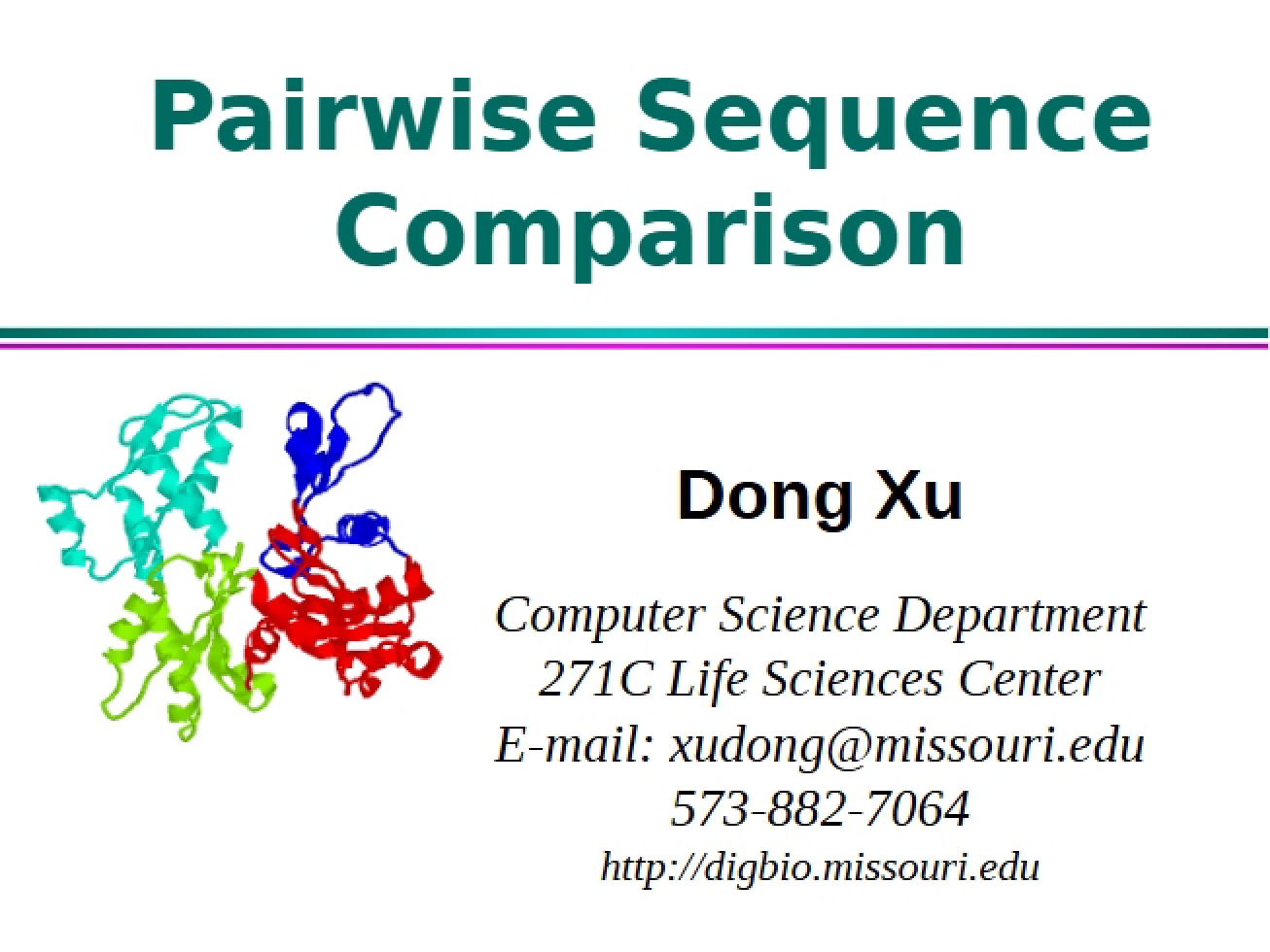 Comparing Sequences Pairwise