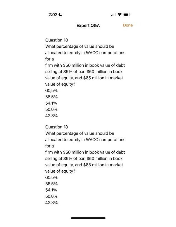 Guide for Calculating Equity Allocation in WACC
