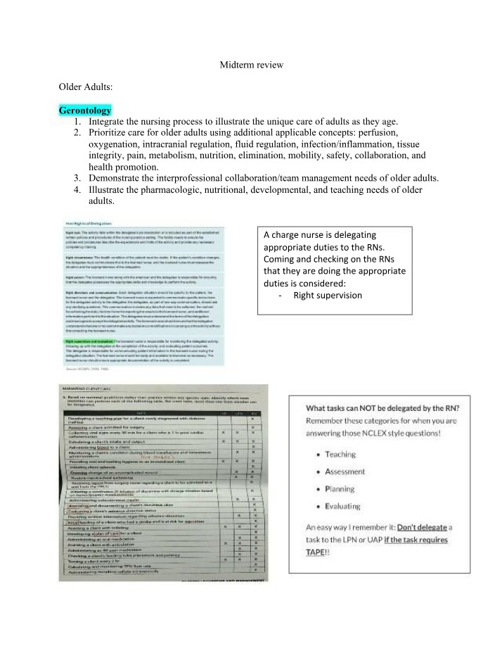 MS2 Midterm Review