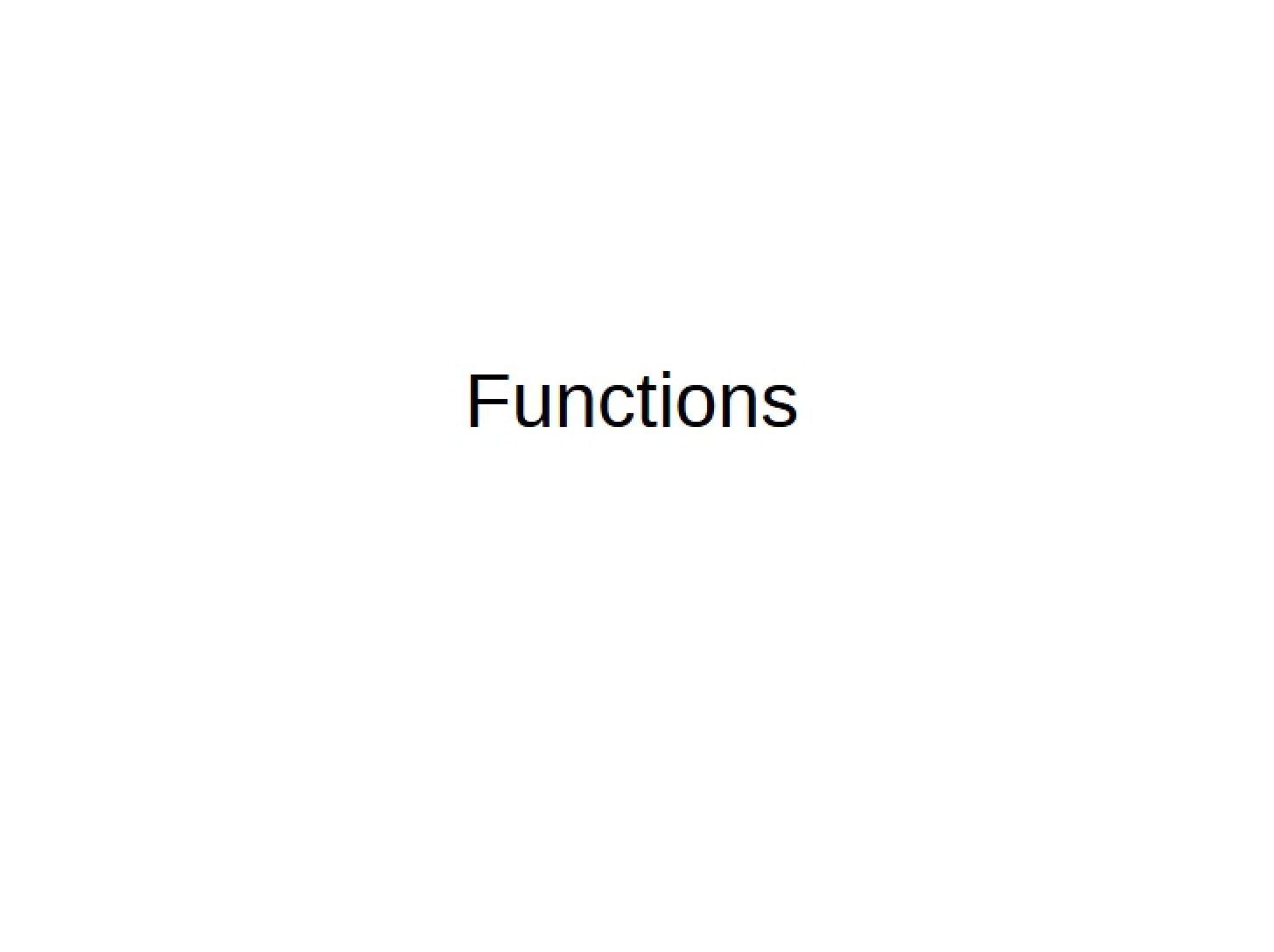 Function Concepts - 23 Pages
